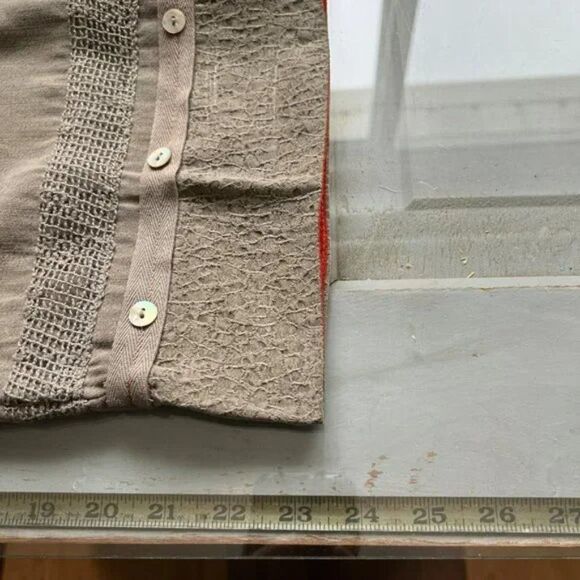 Vintage Neil & David Lagenlook Cropped Pants Tencel Elastic Waist L - Picture 8 of 8